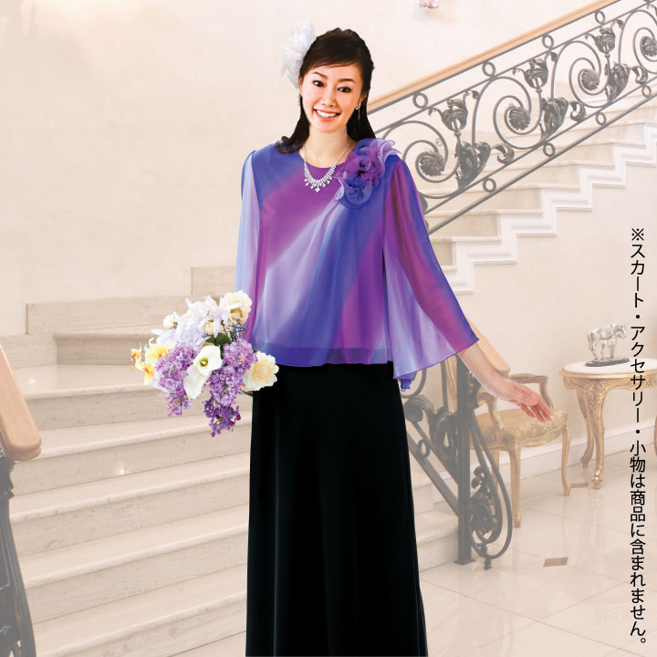 楽天市場】即納☆ グラデーションプルオーバー パープル系 [TK2281-1