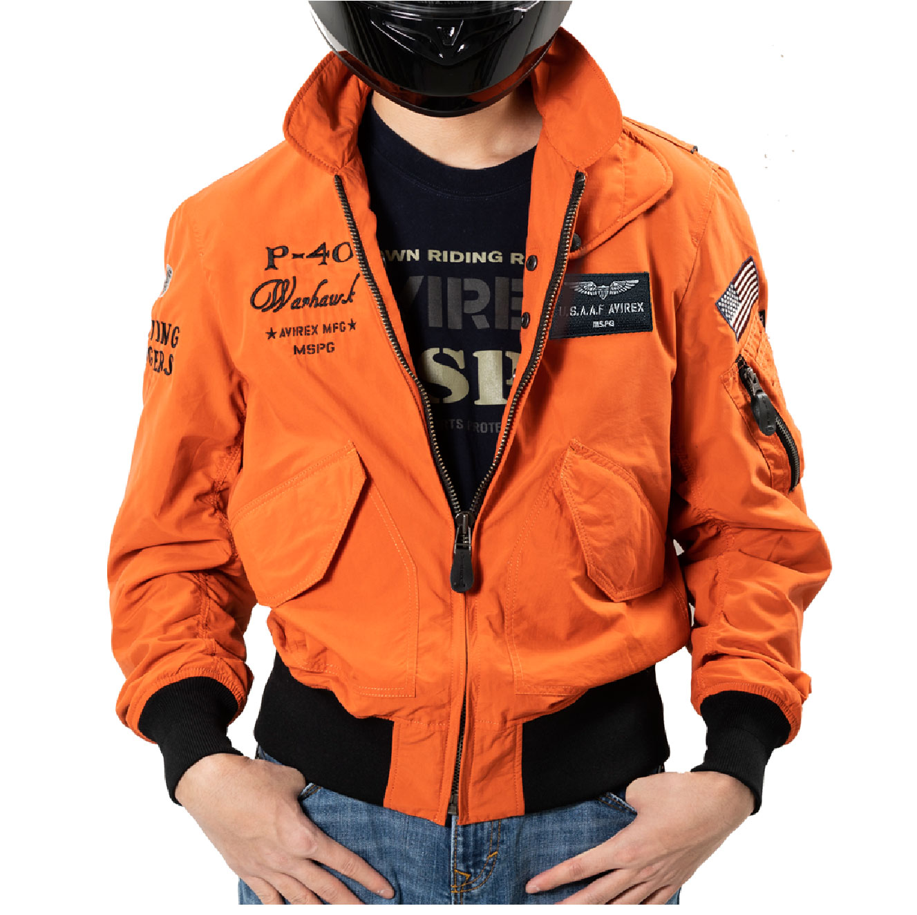 楽天市場】A2K1002 AVIREX CWU-36P WIND BREAK FLIGHT JACKET