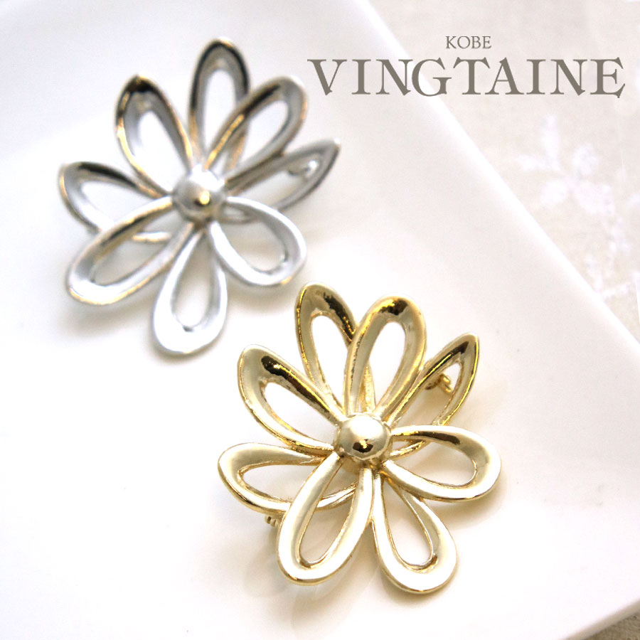 楽天市場】ブローチ メタル フラワー 花 アクセサリー 可愛い お洒落