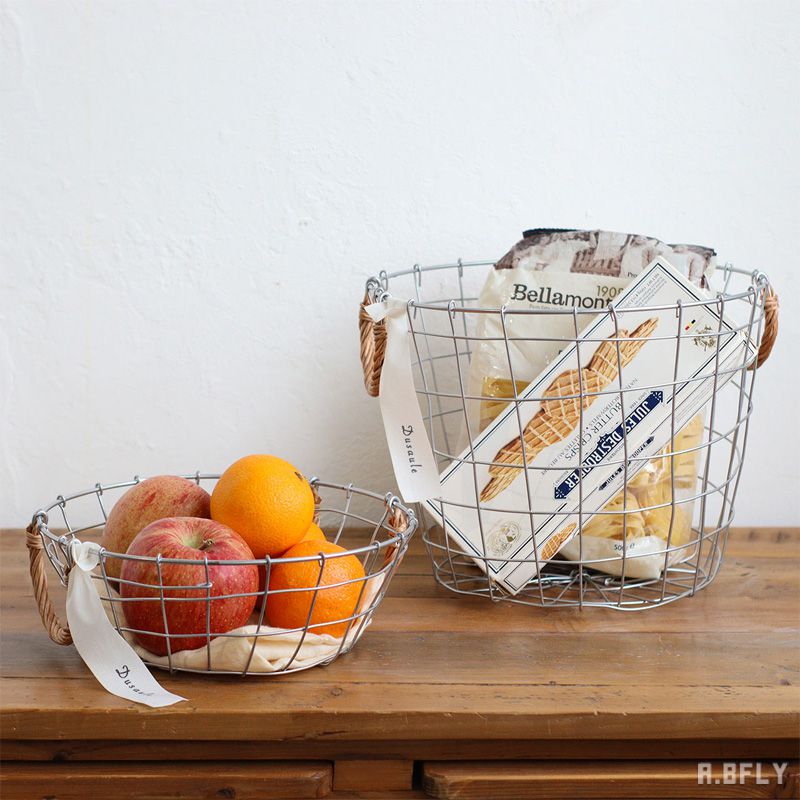 楽天市場】【最大6,000円クーポン配布中】ラウンドバスケット ワイヤー