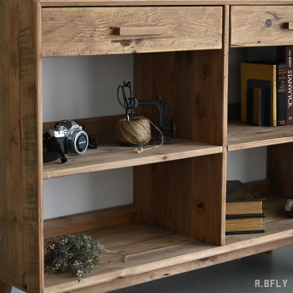 楽天市場】【最大6,000円クーポン配布中】シェルフ 棚 古材 オープン