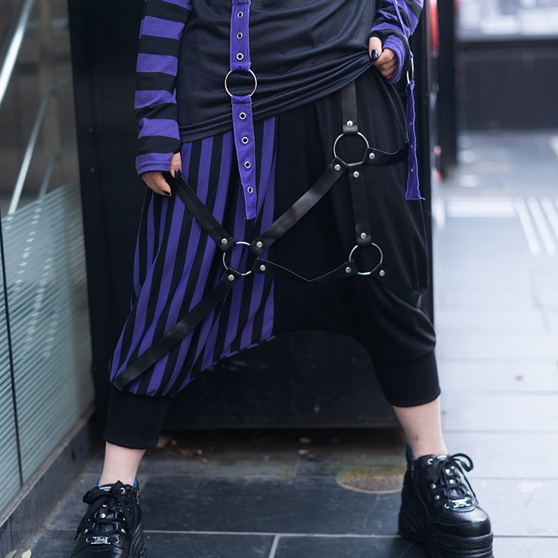 楽天市場】バインドサルエル パンツ サルエルパンツ パンク ロック