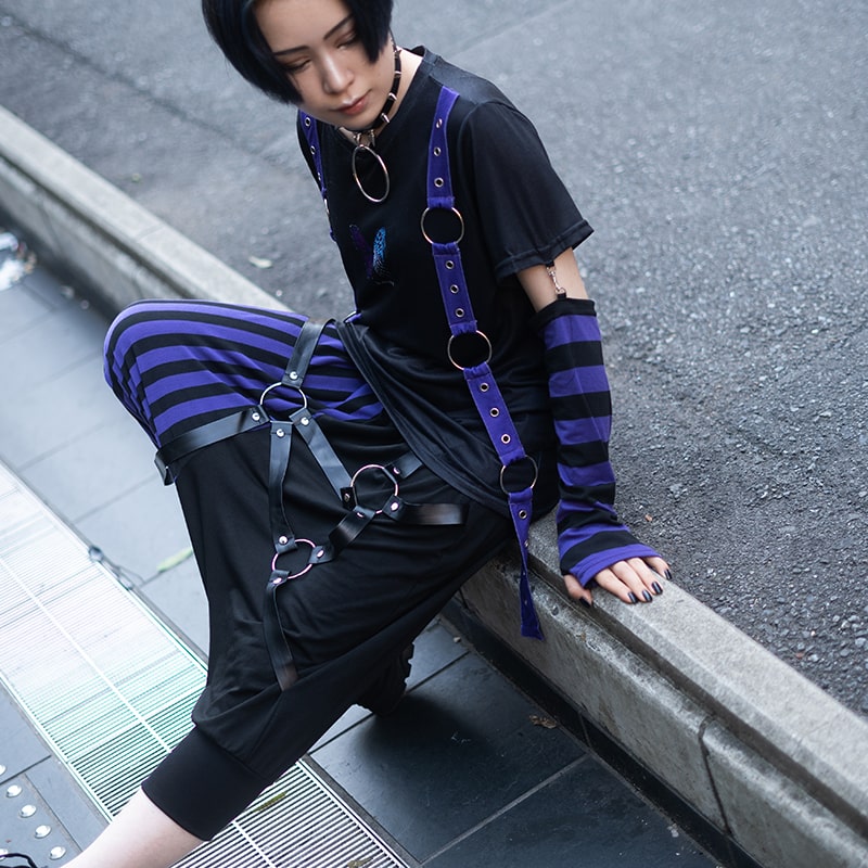 楽天市場】バインドサルエル パンツ サルエルパンツ パンク ロック