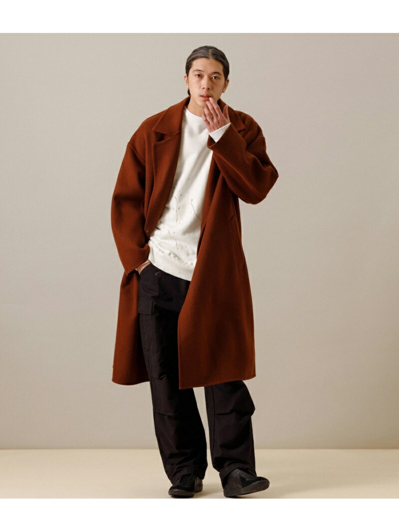 NISHIKAWA 【新品】NISHIKAWA Super120 セミダブルコート ウール 尾州