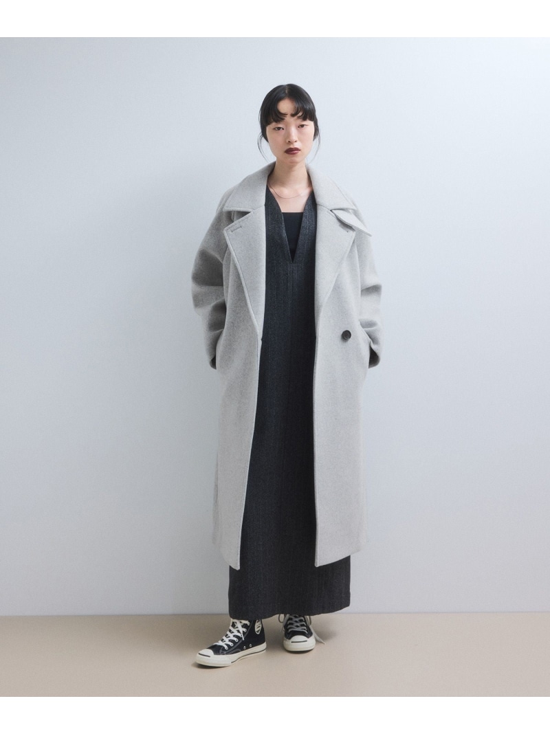 楽天市場】ウールボンディングラグランロングコート ADAM ET ROPE