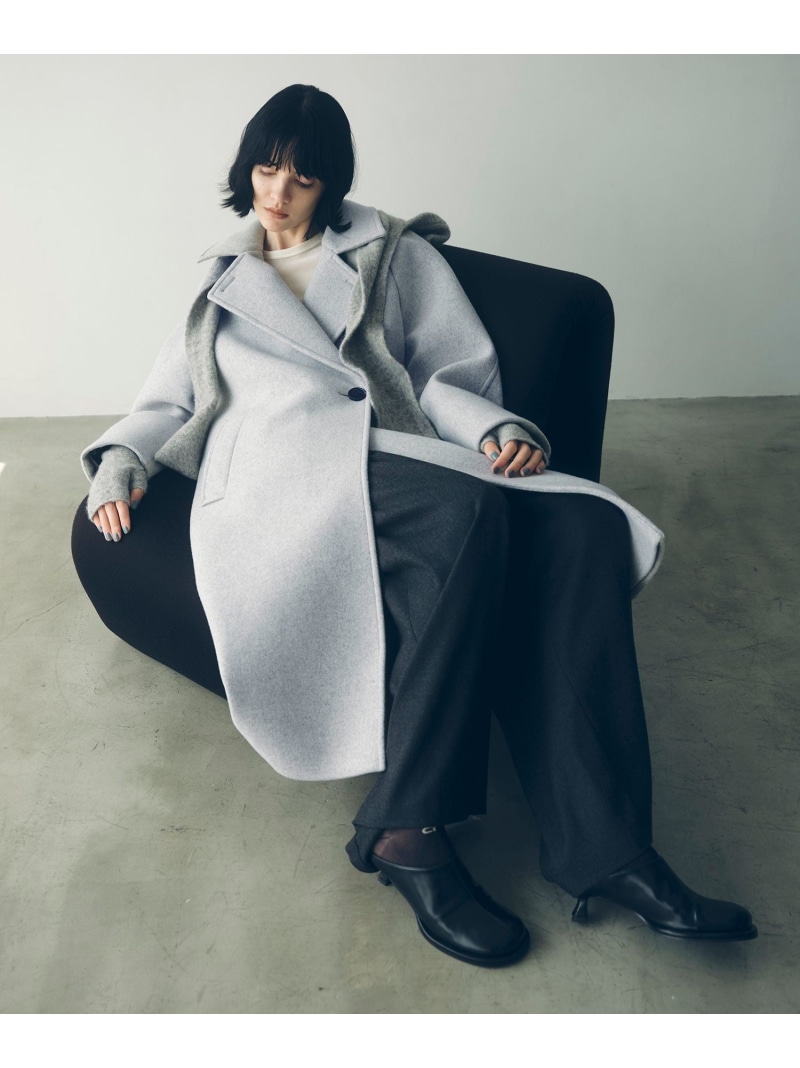 楽天市場】ウールボンディングラグランロングコート ADAM ET ROPE