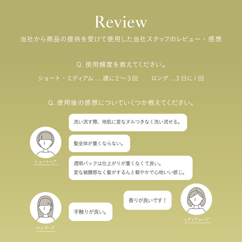 楽天市場】【アデランス 公式】トリートメント 透明パック。 ヘアケア