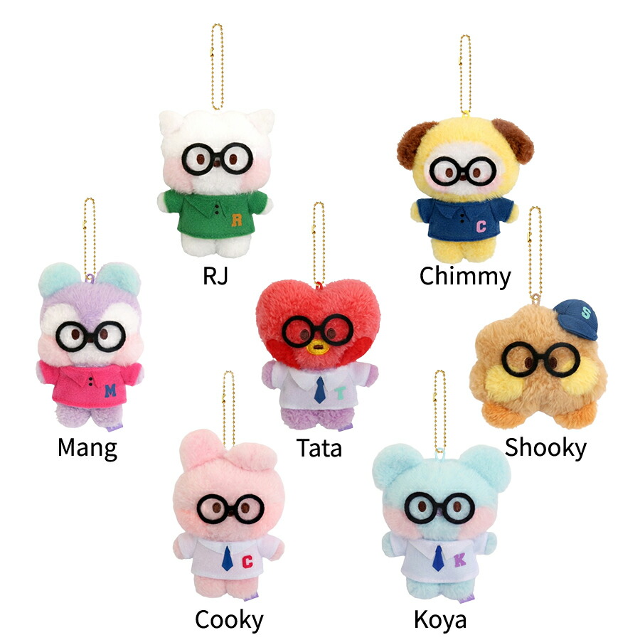 楽天市場】BT21 minini Plush Keyring Preppy【送料無料】BTS公式