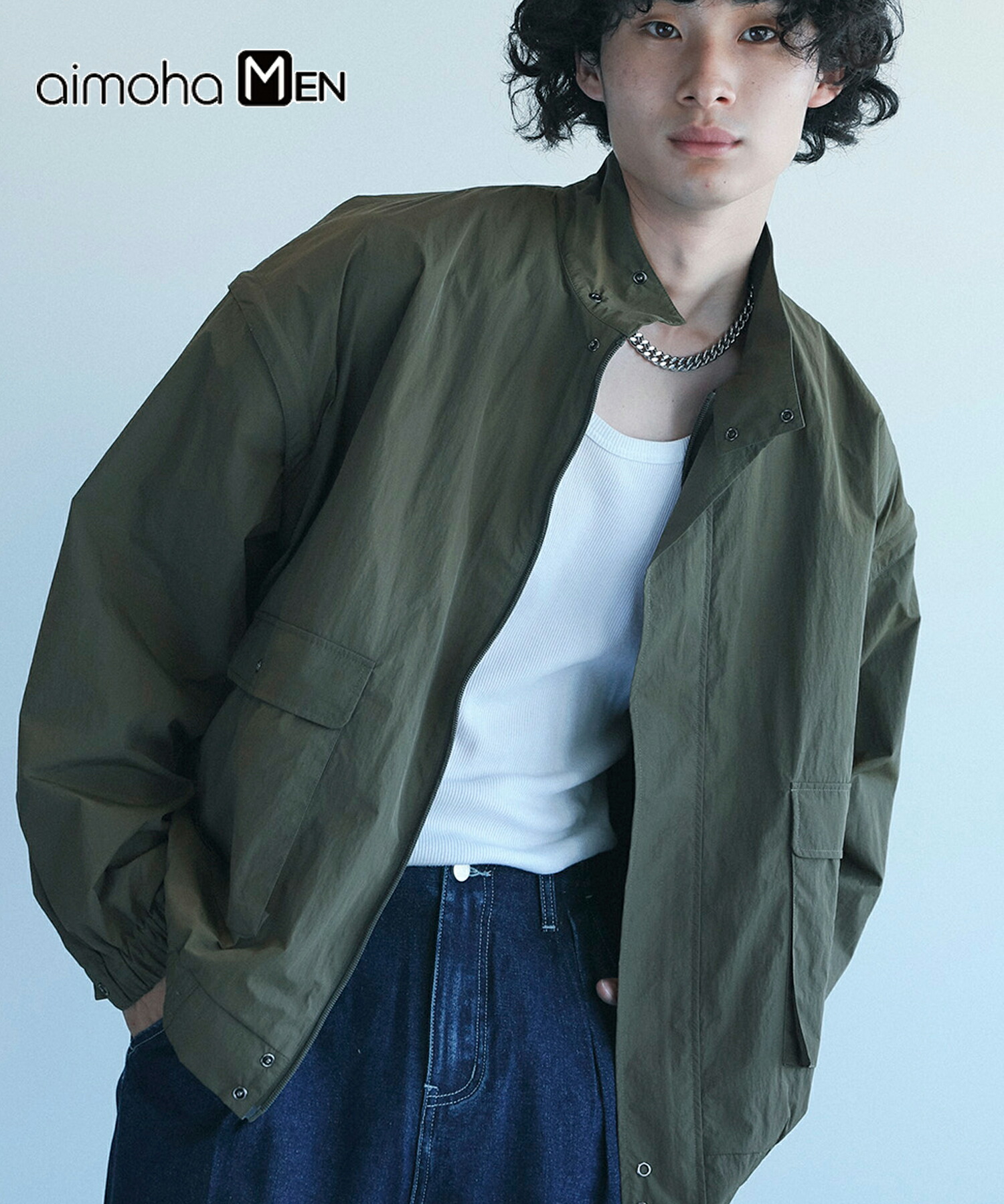 楽天市場】ブルゾン メンズ スタンドカラー ジャケット ジッパー