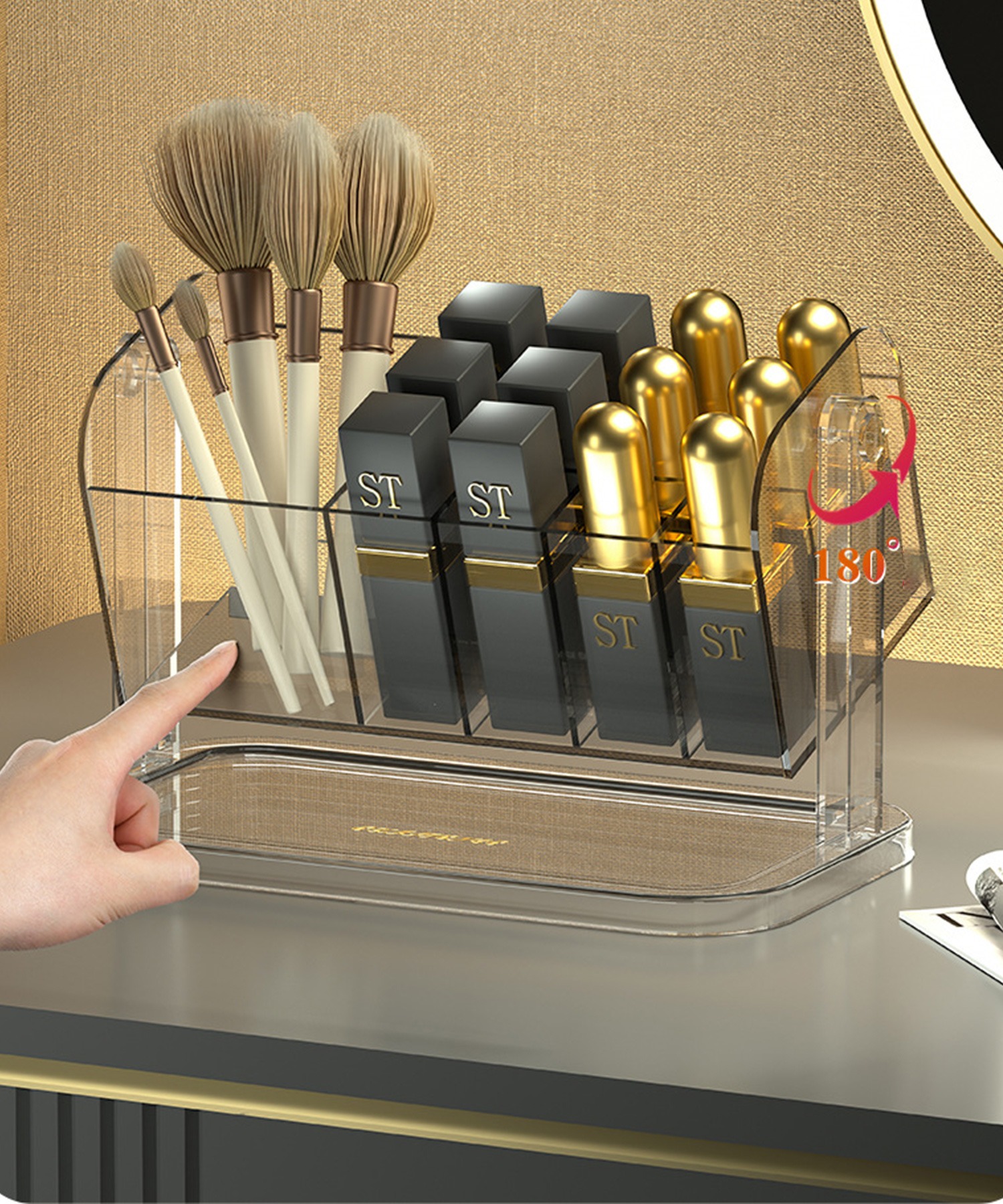 楽天市場】コスメ収納 化粧品収納スタンド コスメ 道具 コスメスタンド