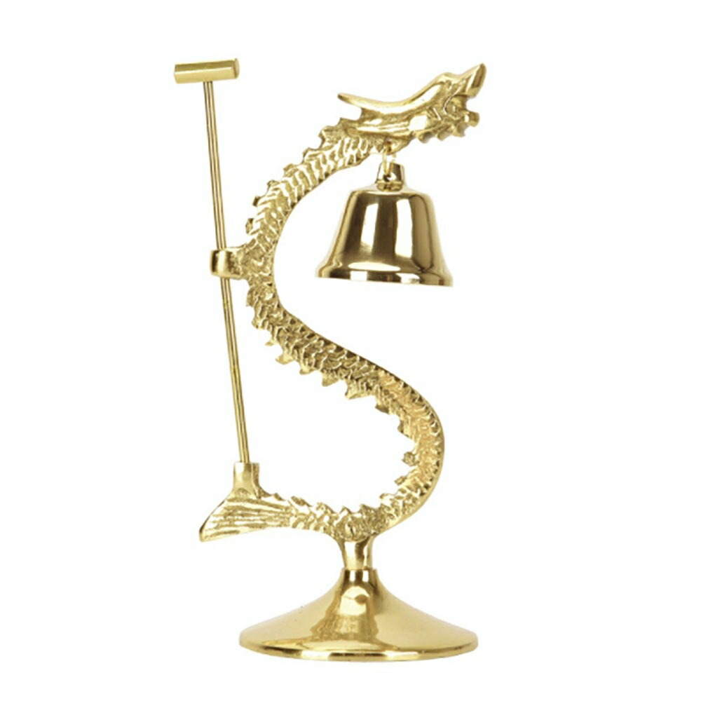 楽天市場】【在庫限り】【楽天1位6冠達成】風水 龍の鐘 ゴールド