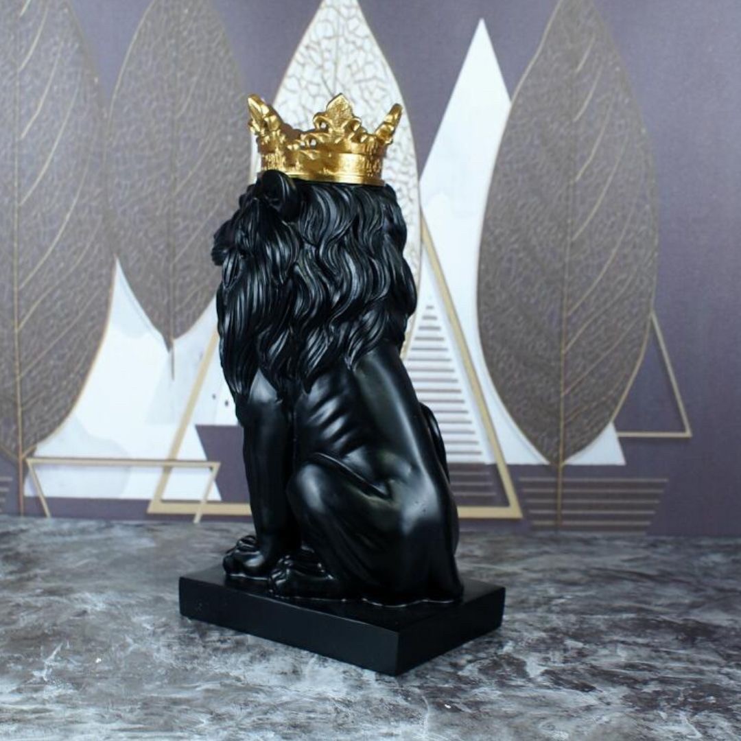 楽天市場】【予約商品】【人気商品】 置物 クラウン キングライオン 3