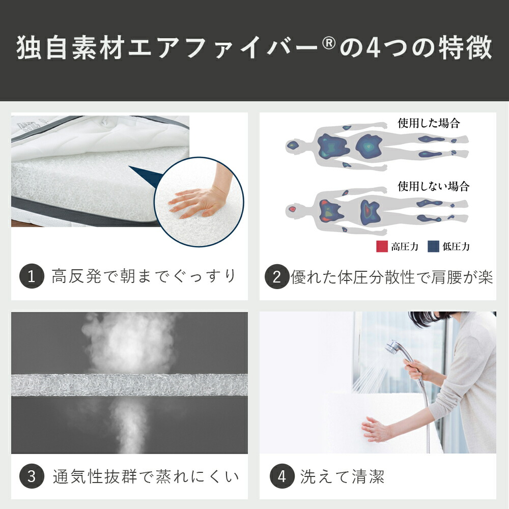 楽天市場】【公式】エアウィーヴ スマート Z01 シングル セミダブル