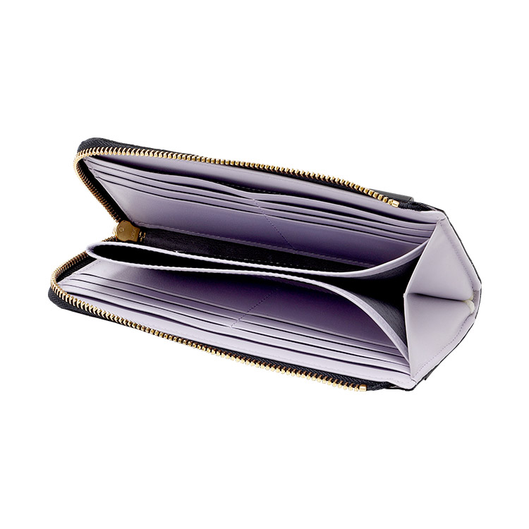 未使用☆】エポイ Tile タイル Lファスナー 長財布 ピンク クロコ