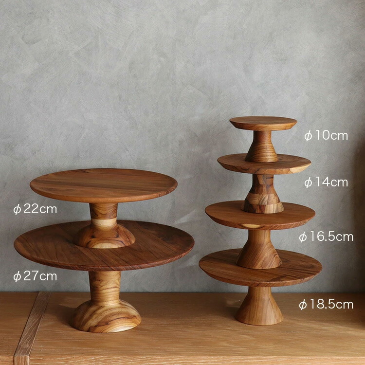 楽天市場】ウッドコンポート φ 14cm H7.5cm 木製 木 チーク ウッド