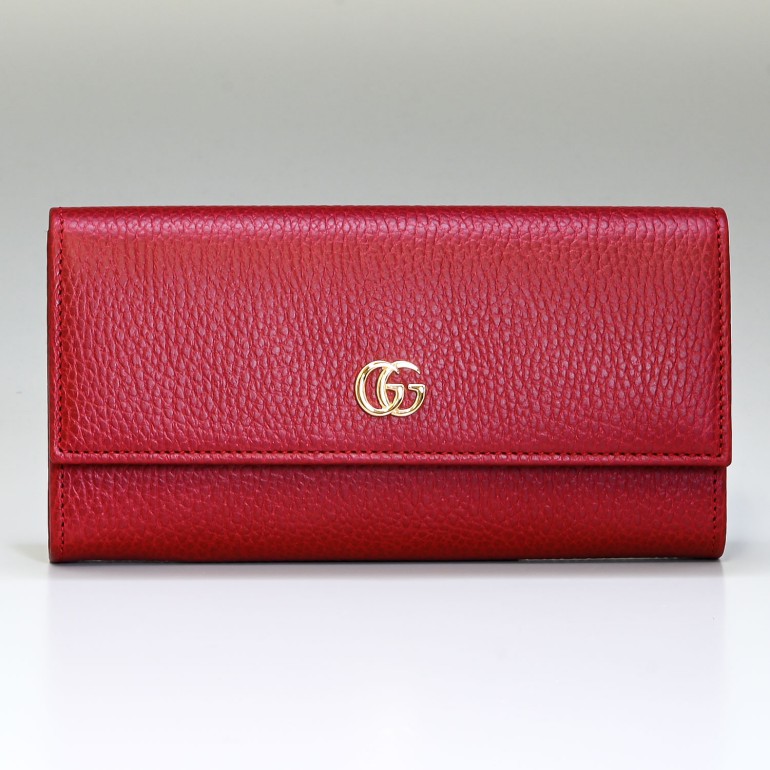 楽天市場】グッチ GUCCI 長財布 レディース プチ マーモント ダブルG
