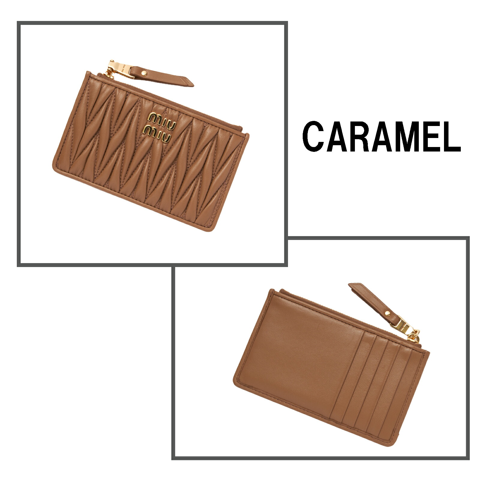 楽天市場】MIU MIU ミュウミュウ マテラッセレザー カードケース