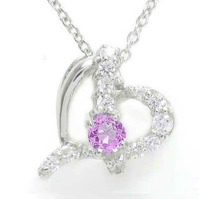 楽天市場】pt900ピンクサファイア ダイヤモンド ペンダント トップ