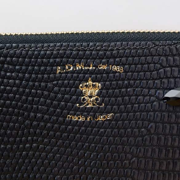 楽天市場】ADMJ スワロフスキー 型押し 長財布(ad132)(送料無料)(代引