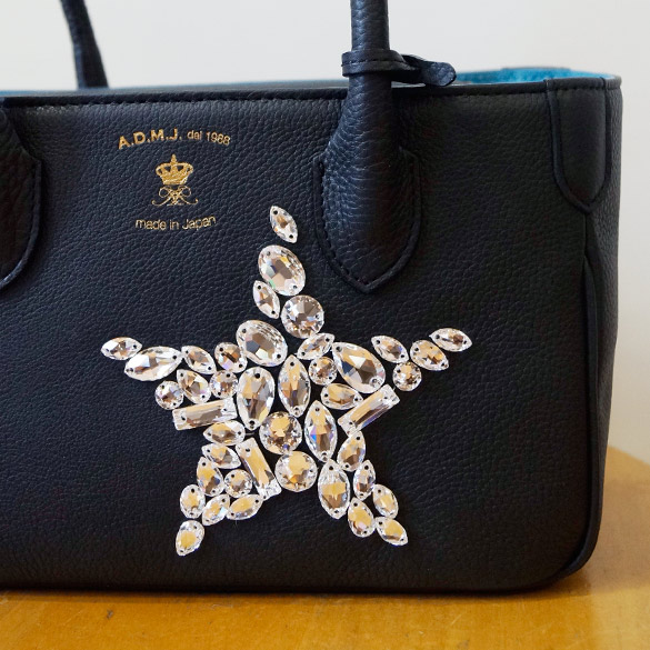 楽天市場】ADMJ スワロフスキー スター ミニトートバッグ(ad139)(送料