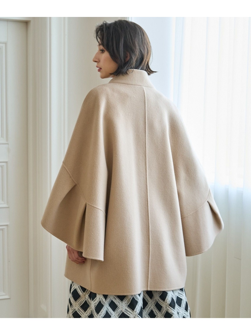 楽天市場】【SALE／40%OFF】ウールナイロンリバーケープコート ANAYI