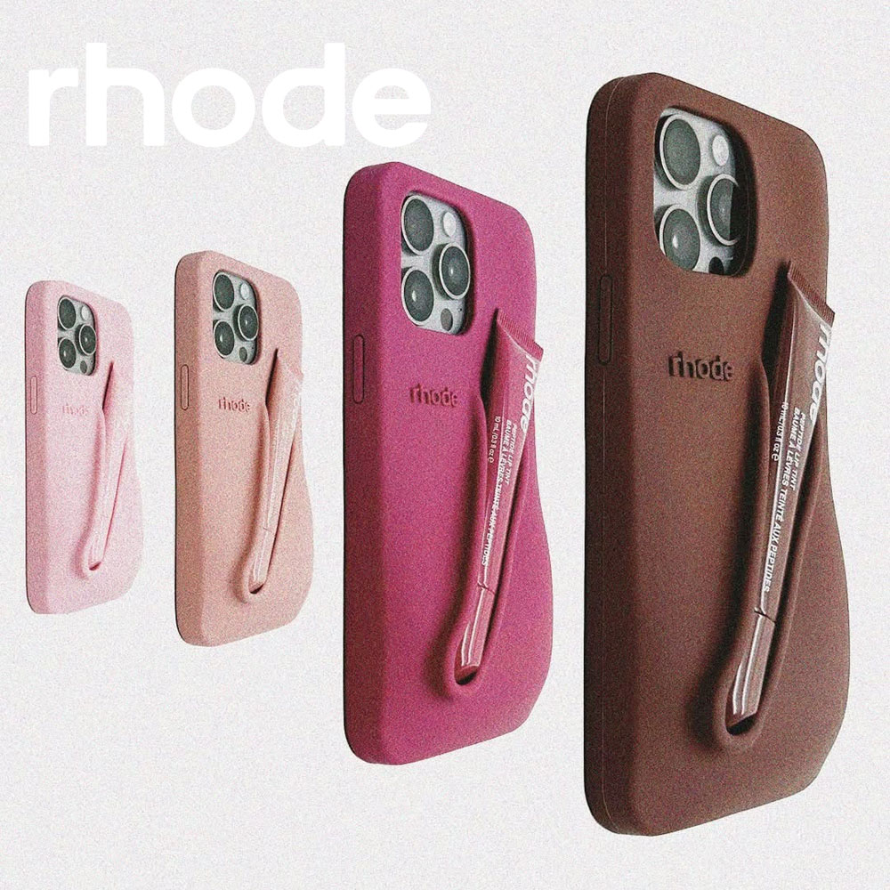 rhode iPhoneケース♡小物ポーチ♡ポーチ型リップ付き♡Toast♡ 楽天