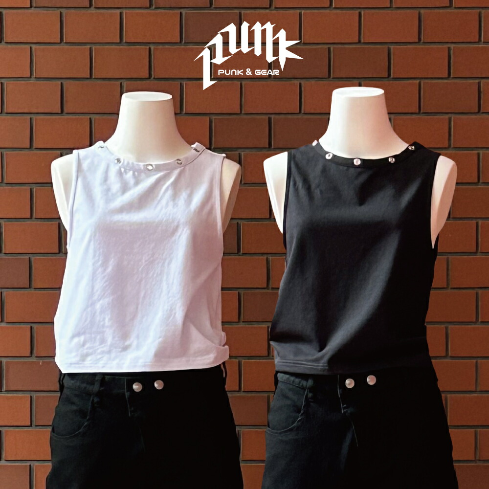 楽天市場】タンクトップ レディース クロップド丈 トップス y2k