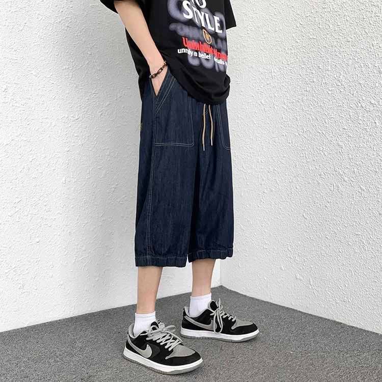 楽天市場】クロップドパンツ メンズ デニム カーゴパンツ ひざ下 春夏