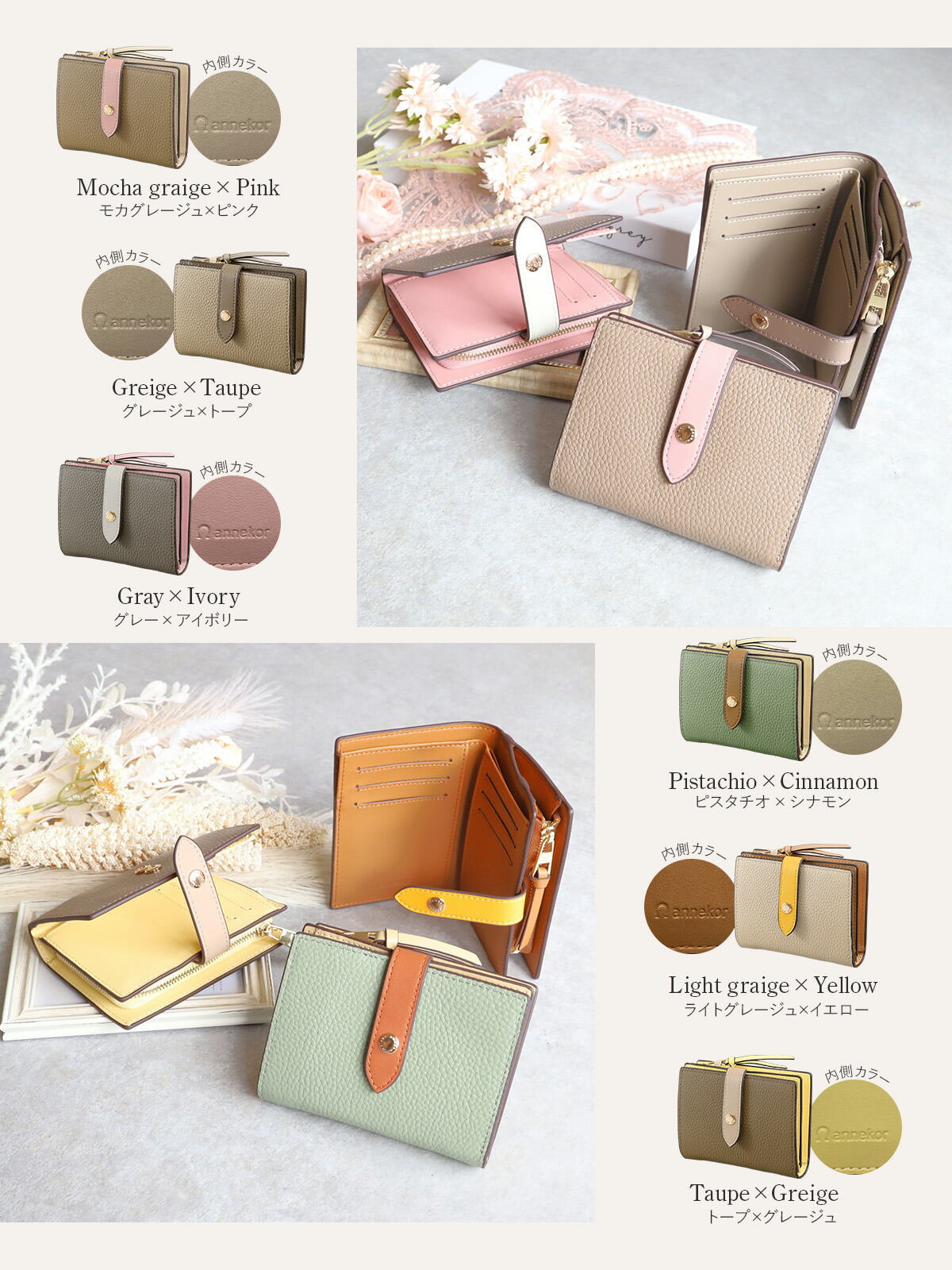 楽天市場】＼マラソン限定☆クーポン／ 二つ折り財布 本革 【高見え