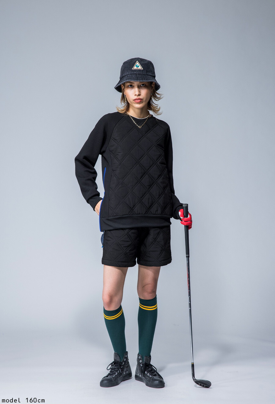 楽天市場】ANTIQUA GOLF×STCH キルトショートパンツ レディース 送料