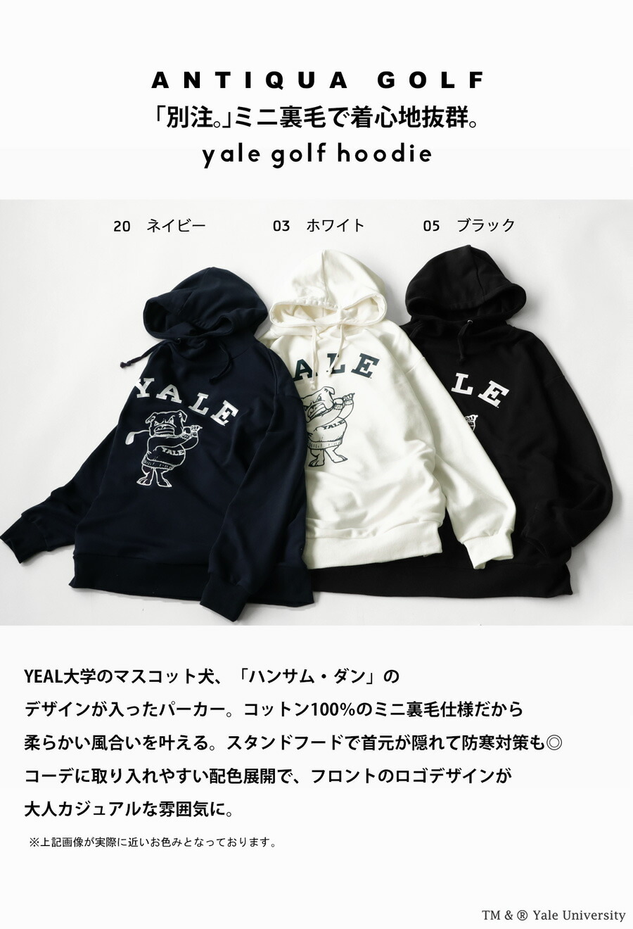 楽天市場】別注 YALE ANTIQUA GOLF 裏毛パーカー メンズ 送料無料