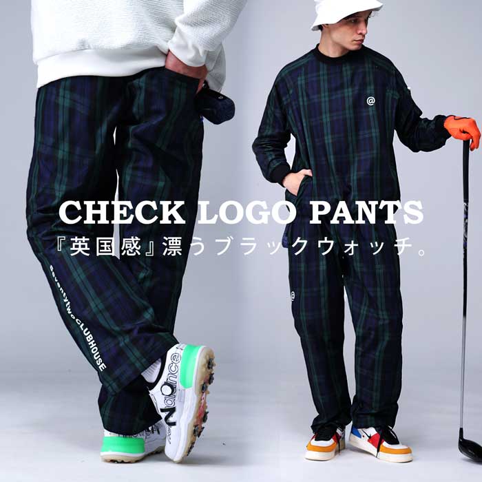 楽天市場】再入荷予定有!ANTIQUA GOLF×STCH チェックパンツ メンズ