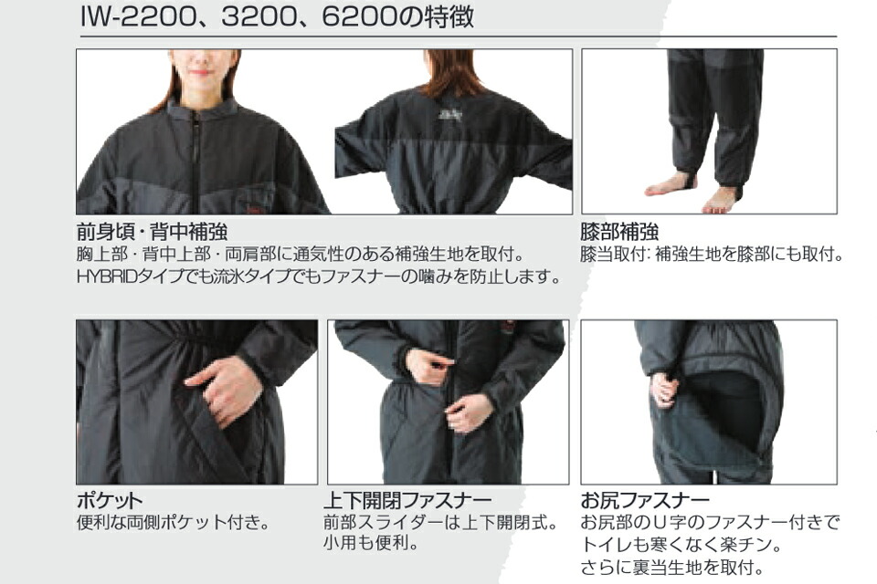 楽天市場】ZERO IW-2200 ワンピース お尻ファスナー付き ダイビング