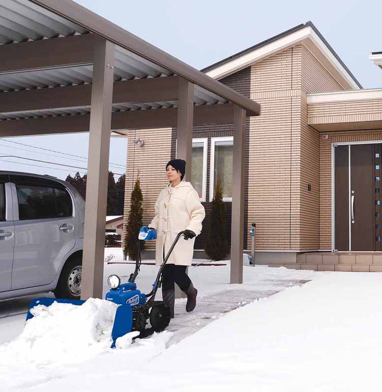 楽天市場】充電式電動除雪機 オ・スノー デラックス ER-801DX除雪機