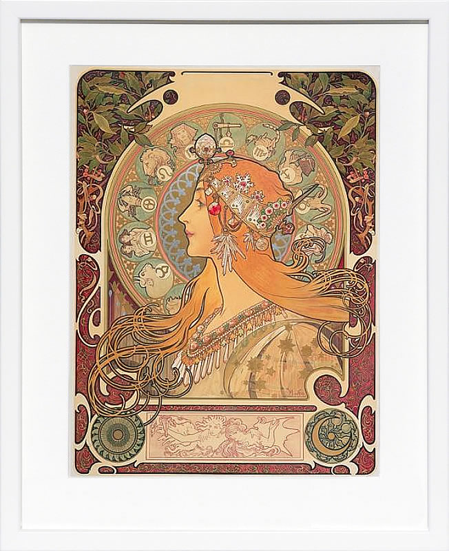 楽天市場】アルフォンス ミュシャ リトグラフの通販