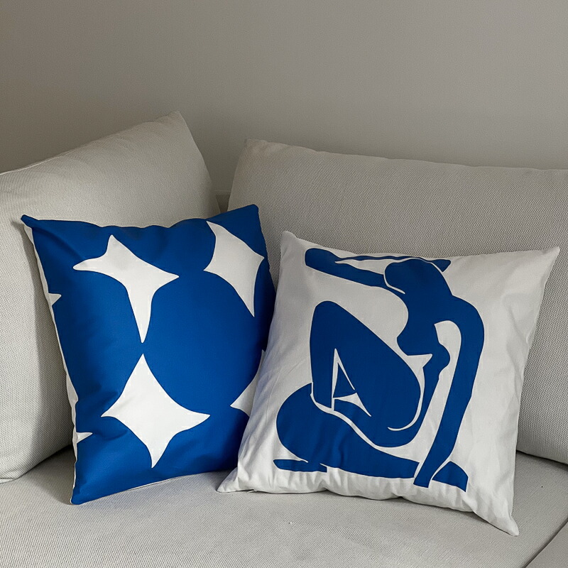 マウンテンリサーチ クッション 人気ブルーカラー 希少アイテム