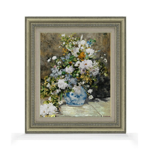 楽天市場】ルノワール 絵画 春の花束 送料無料 【複製】【美術印刷