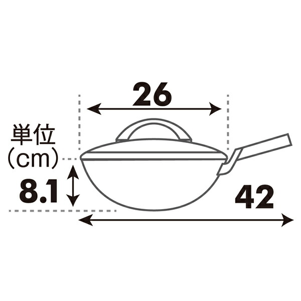 楽天市場】＼ポイント10倍／ フライパン オールライト炒 チャオ 26cm
