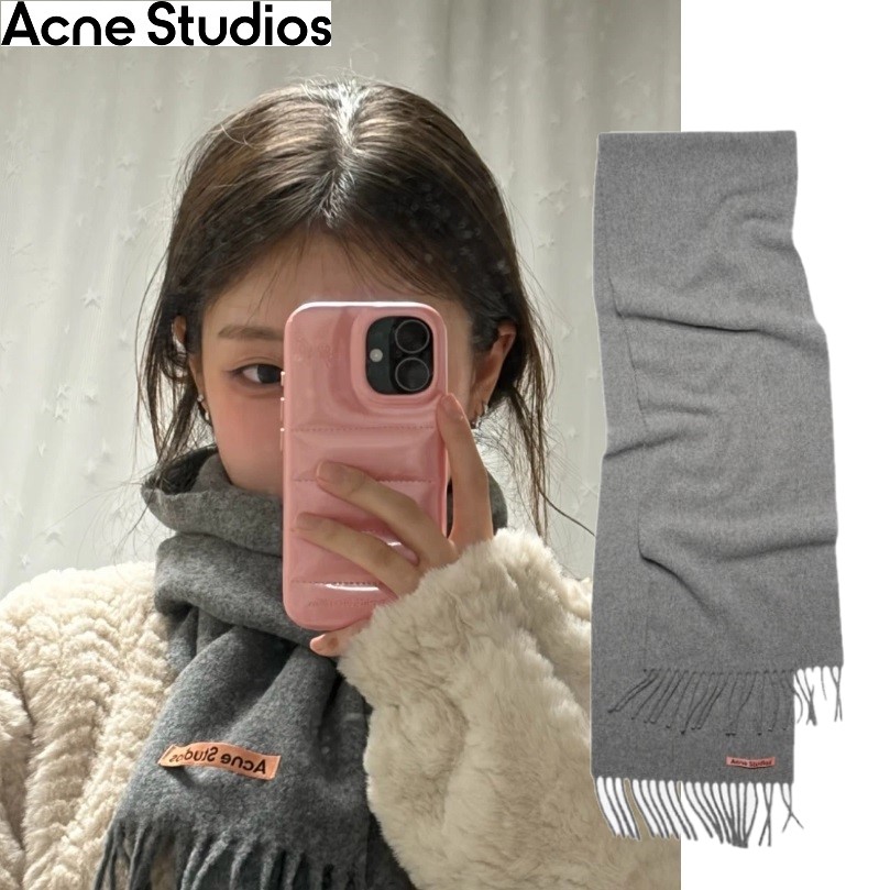 楽天市場】ACNE STUDIOS（アクネストゥディオス） Wool Fringe Scarf