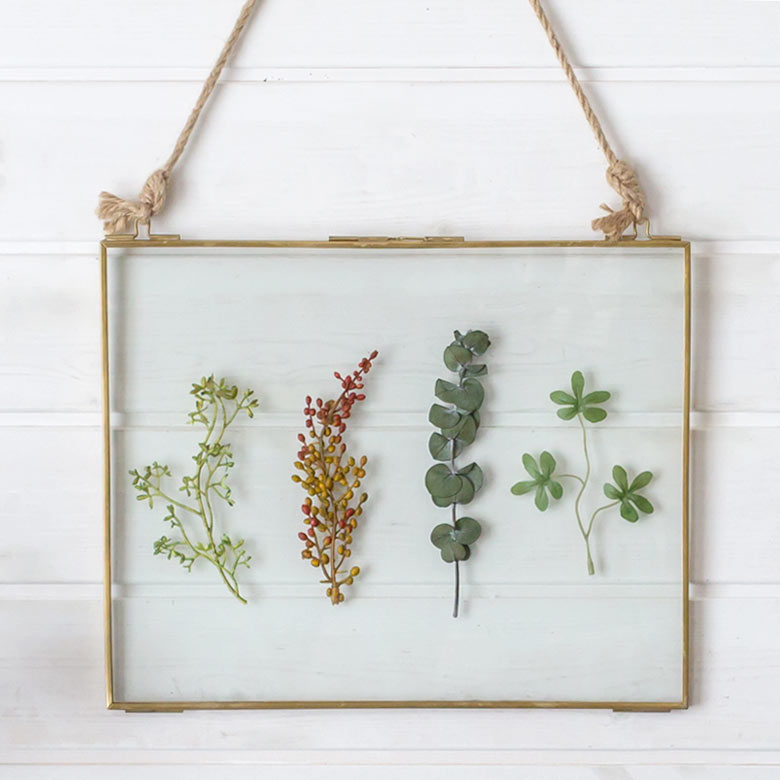 楽天市場】ガラスと真鍮 ハンギングフォトフレーム Brass ブラス 写真