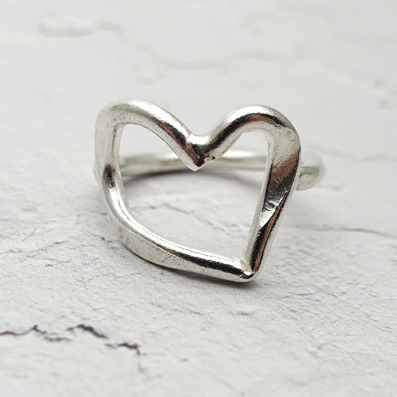 楽天市場】ハート カレンシルバーリング karen silver 950 指輪