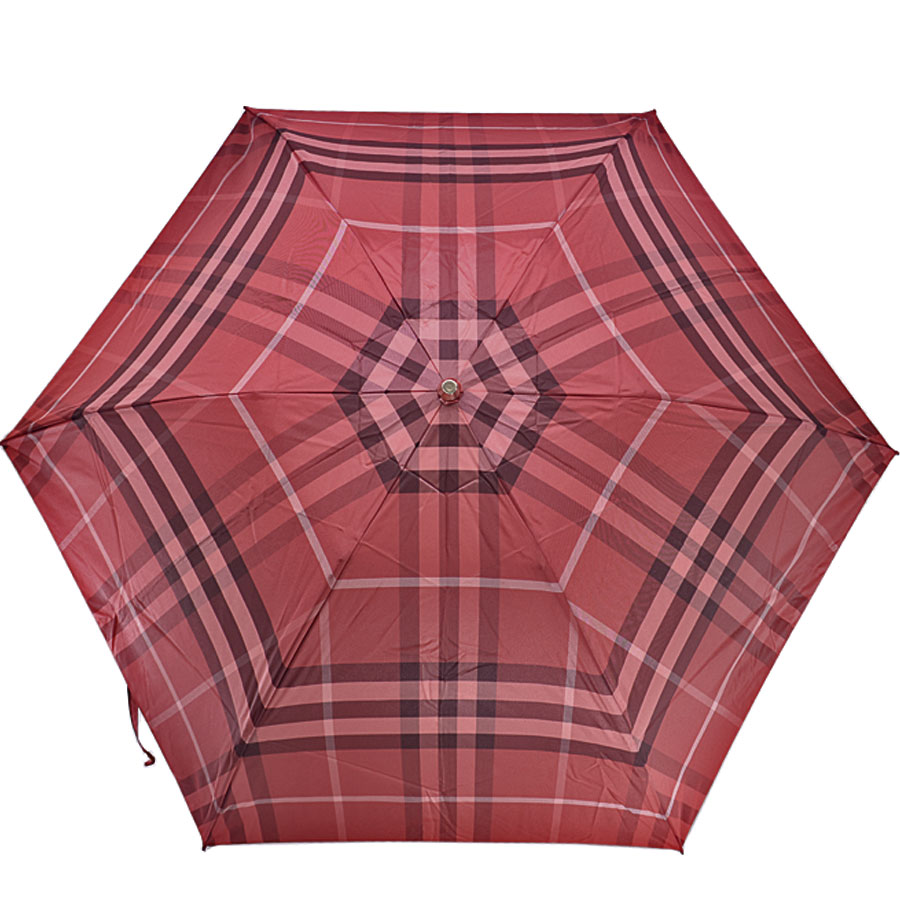 楽天市場】バーバリー BURBERRY 折り畳み傘 ノバチェック レッドx