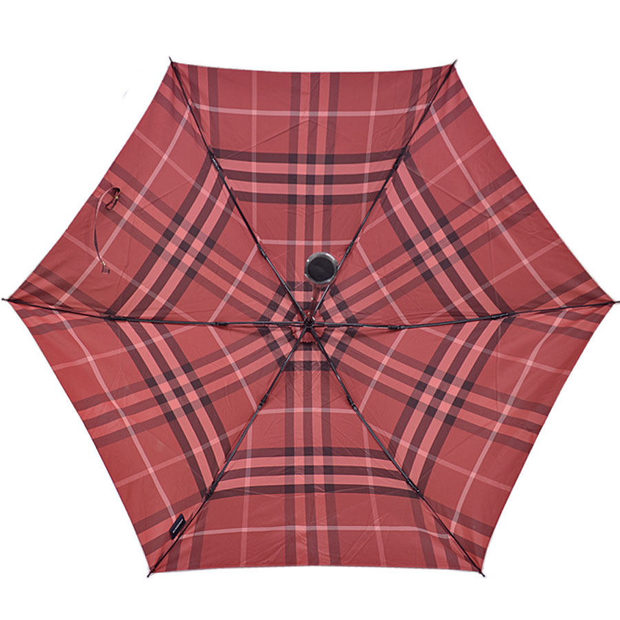 楽天市場】バーバリー BURBERRY 折り畳み傘 ノバチェック レッドx