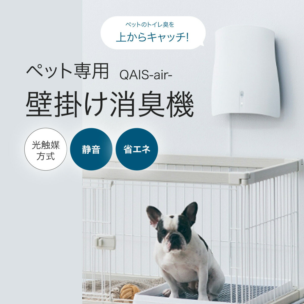 楽天市場】QAIS ペット ニオイ 脱臭機 犬 猫 トイレ 消臭機 消臭器