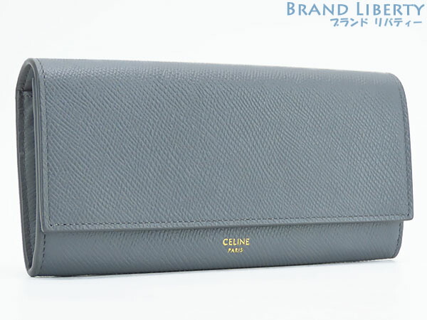 楽天市場】【新品同様】セリーヌ CELINE ラージ フラップウォレット 二