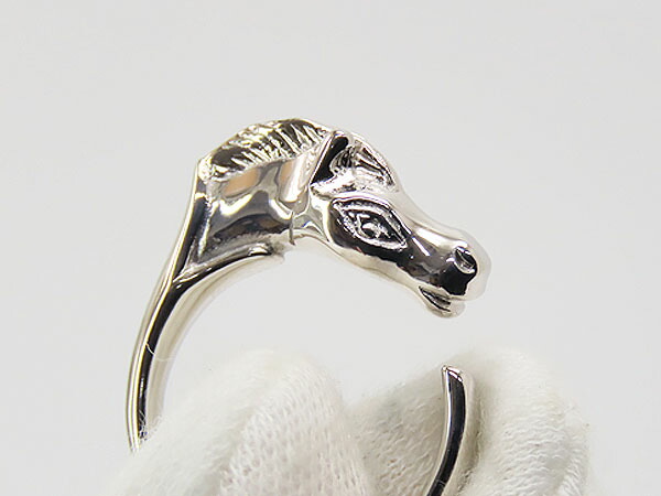 楽天市場】【新品仕上げ】エルメス HERMES シュバル ホースリング 指輪