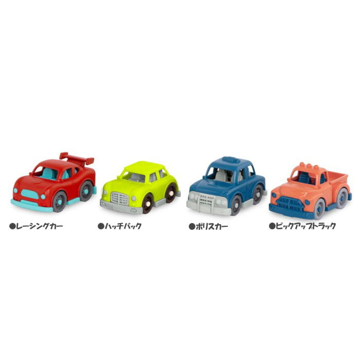 楽天市場】Wonder Wheels BT1044Z クラシックミニカー 4台セット WW