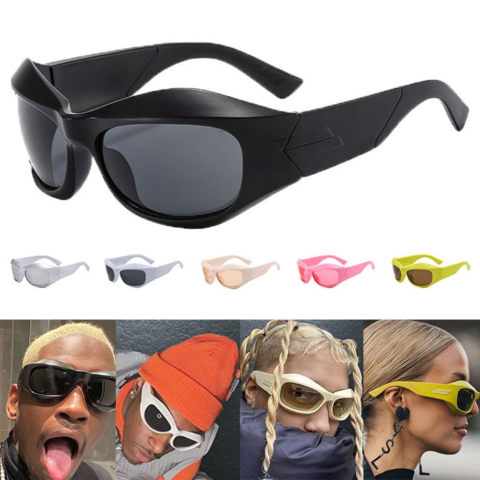 楽天市場】サイバーパンク サイバーパンク Y2K サングラス エイリアン