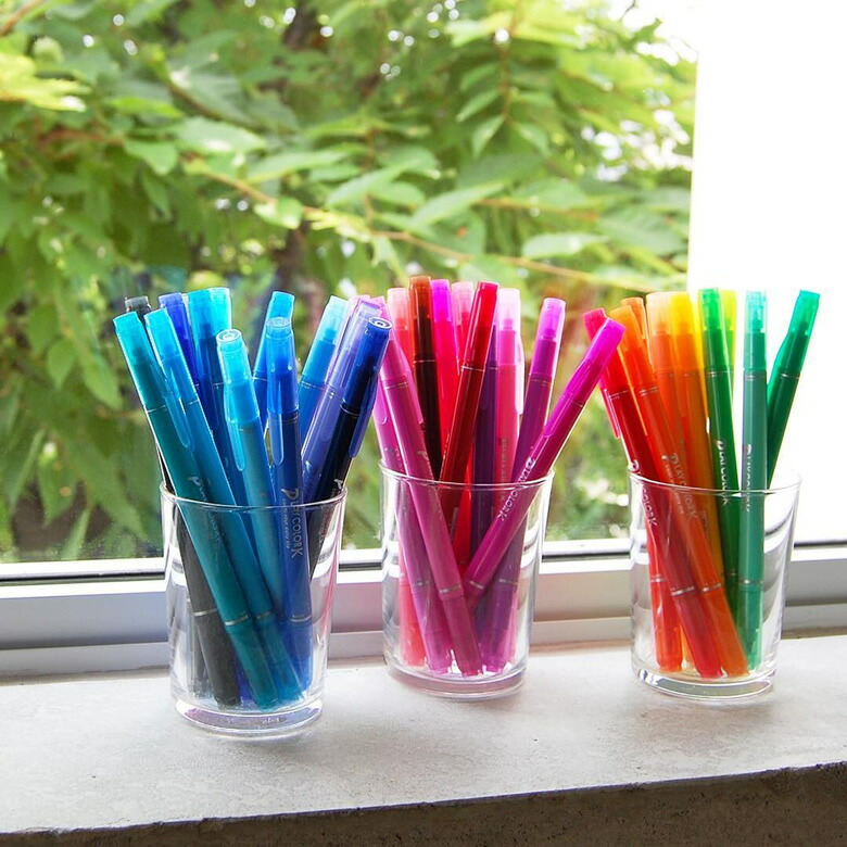 楽天市場】トンボ鉛筆／水性サインペン プレイカラーK 24色セット（GCF