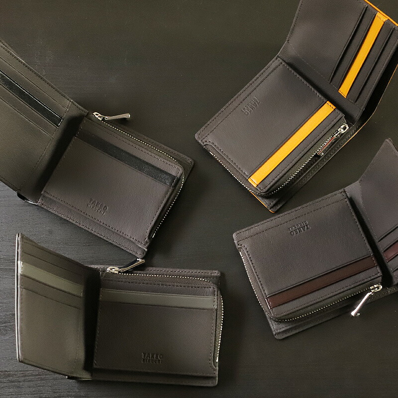 楽天市場】タケオキクチ 財布 二つ折り メンズ ブランド 本革 二つ折り